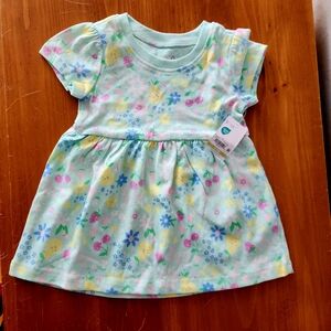 Garanimals 6-9m Pastel Floral Kids Casual Dress